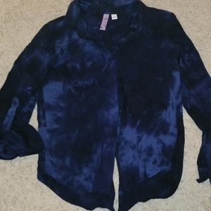 Tie dye button down